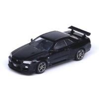 ราคา Inno64 IN64 IN64-R34VS-BLA 1/64 NISSAN SKYLINE GT-R R34 V-SPEC II สีดํา DIECAST SCALE MODEL CAR (24177403150)