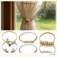 ราคา บาเบเก้ สายรัดหัวเข็มขัดผ้าม่าน,ยืดยืดหยุ่นอเนกประสงค์โซ่ผ้าม่าน สายรัด,แฟชั่นตกแต่งโลหะใบไม้สีทองสีเงินเข็มขัดเอวสําหรับผู้หญิงชุด (27495179062)