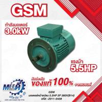 ราคา มอเตอร์หน้าแปลนGSM 5.5HP 2P 380V(B14) รุ่น Z011-0438 (47255550195)