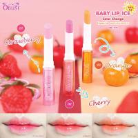 ราคา OBUSE OB-1172 BABY LIP ICE ลิปบาล์มเปลี่ยนสีมี3สี บำรุงริมฝีปากให้ดูชุ่มชื้น ปากดูมันวาว ติดทน (26165771949)