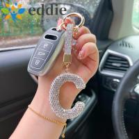 ราคา EDIE เพชรพวงกุญแจตัวอักษรภาษาอังกฤษ,ตัวอักษร A ถึง Z ตัวอักษรภาษาอังกฤษคริสตัล Uppercase จี้, Shining High-end จี้เงินผสมชื่อตัวอักษร DIY พวงกุญแจพวงกุญแจรถ (46261452863)