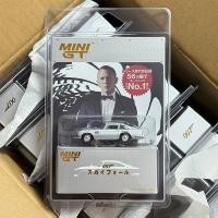 ราคา [คลังสินค้าพร้อม] MINIGT 1: 64 Aston Martin Aston Martin DB5 โมเดลรถโลหะผสม 007 บรรจุภัณฑ์การ์ดแบบแขวน (44231926784)