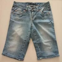 ราคา CALVIN KLEIN SZ.4 กางเกงยีนส์ขาสั้นหญิง มือสองสภาพดี (25258468074)
