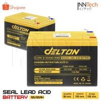 ราคา DELTON แบตเตอรี่แห้ง 12V8AH / 12V12AH เครื่องมือเกษตร UPS จักรยานไฟฟ้า มอเตอร์ไซค์ Sealed Lead-acid Battery ล็อตใหม่ (25888040403)