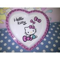 ราคา จานเมลามีน เครื่องใช้บนโต๊ะอาหารเมลามีน Hello Kitty Love รูปหัวใจ (43605736776)