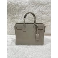ราคา YSL#YSL Nano Sac de Jour Satchel#YSLGrey มือสองแท้ %#กระเป๋าแบรนด์เนม (19375563232)