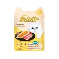 ราคา เบลลอตต้า อาหารสำเร็จรูปสำหรับแมว กัตโต ทูน่าผสมไก่ในเยลลี่ 85 กรัม (Bellotta Tuna and Chicken 85g)