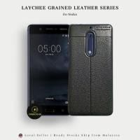 ราคา Nokia 2 Nokia 3 Nokia 5 Nokia 6 Slim Leather Laychee Grained Medium Hard Polyคาร์บอเนต Cover Casing Phone Case 手机壳 (51256050201)