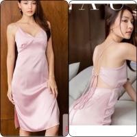 ราคา (2nd) Siriza : M เดรสสั้น ชุดสายเดี่ยว ชุดออกงาน ราตรี สีชมพู (28334950419)