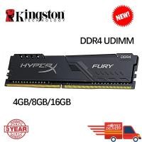 ราคา Kingston HyperX Fury DDR4 RAM 4GB 8GB 16GB เกม ram DDR4 2133MHz 2400MHz 2666MHz 3200MHz เดสก์ท็อปสําหรับหน่วยความจํา PC RAM (51454963914)