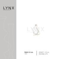 ราคา LYNX - Bulb 12 cm. - แจกันแขวน Terrarium แฮนด์เมด ทรงหลอดไฟ เนื้อแก้วใส สำหรับตกแต่งบ้าน & จัดสวนขวด (27337100523)