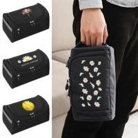 ราคา กระเป๋าใส่เครื่องสำอางค์ Ziplock สำหรับผู้หญิงลายดอกเดซี่กระเป๋าเครื่องสำอางค์ที่สวยงามกระเป๋าเดินทางสำหรับผู้ชาย (28806068208)