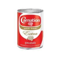 ราคา คาร์เนชั่น เอ็กซ์ตร้าครีมเทียมอาหารและเบเกอร์รี่ Carnation Extra Unsweet Creamer 385g. (57459440935)