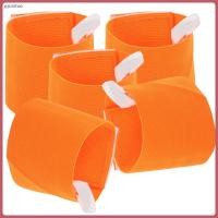 ราคา 5ชิ้น ปลอกแขนกัปตันไนลอน สีส้ม ดีไซน์ทันสมัยสำหรับกีฬา (55614708629)