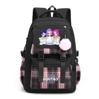ราคา Gyj 2025 ใหม่ Cross-Border K-pop HUNTR/X กระเป๋าเป้สะพายหลังพิมพ์ลาย, กระเป๋าเป้สะพายหลังลําลองความจุขนาดใหญ่สไตล์เกาหลีสําหรับนักเรียนมัธยมต้นและอาวุโส (53763723691)