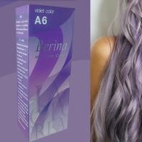 ราคา เบอริน่า A6 สีม่วง ฮิตมาก เปลี่ยนสีผม ครีมย้อมผม Berina A6 Violet Hair Color Cream (24772913340)