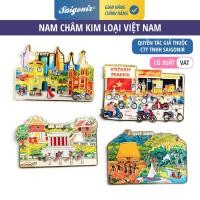 ราคา แม่เหล็กโลหะที่ระลึก ภาพแลนด์มาร์คเวียดนามไซง่อน (57213026753)