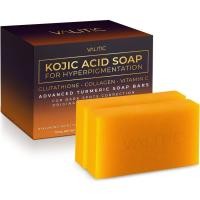 ราคา VALITIC สบู่โคจิกแอซิดสําหรับรอยดํา - พร้อมกลูต้าไธโอน คอลลาเจน & วิตามินซี - สบู่ก้อนขั้นสูงพร้อมขมิ้น - ออริจินัล Japanese Complex for Dark Spot Correction - 2 P (57712626408)