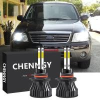 ราคา สําหรับ Ford Escape 2005-2007 (โคมไฟหัว) - ด้านหน้า LED ไฟหน้าหลอดไฟ Low Beam 6000K 12V-32V สีขาวสว่าง Qty 2 (46611301128)