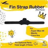 ราคา Gull Fin Strap Rubber (Per Piece) For Super Mew XX, Mantis, Coco fins(Sunbeam) (13407094438)
