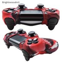 ราคา [Brightnessdin] เคสซิลิโคนยางผิว Grip Cover สําหรับ PlayStation 4 PS4 Controller Bq Bq (45362464856)