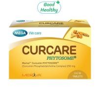ราคา Mega we care Curcare Phytosome เมก้า วี แคร์ เคอแคร์ สารสกัดขมิ้นชัน ขมิ้นชัน รักษาแผลในกระเพาะอาหาร ขนาด 30 เม็ด (43609554538)