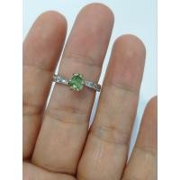 ราคา แหวนพลอยเขียวส่อง พลอยธรรมชาติ พลอยแท้ (41974919925)