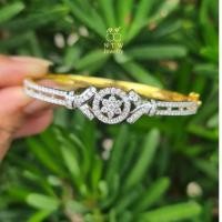 ราคา กำไลข้อมือดอกพิกุลล้อม เพชร Round Brilliant 113/1.35 ct. (27626446614)