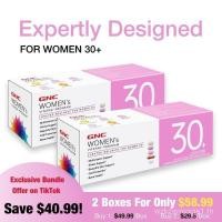 ราคา GNC 2-Box Bundle: GNC Womens 30+ Vitapak, 5-in-1, 30 Count Multivitamin for Stress & Bone Support, Skin Support, Healthcare, อาหารเสริมกินได้ (49459271701)