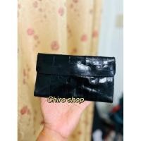 ราคา กระเป๋าสตางค์หนังปลาไหลแท้ มือสองสภาภดี (27863627222)