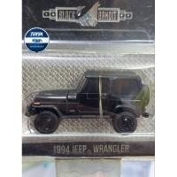 ราคา รถโมเดล Toysk 1994 Jeep Wrangler (ซีรีส์ Black Bandit)-(หายาก) Greenlight Black 1:64 สเกล (27150167746)