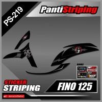 ราคา (PS-219) Yamaha FINO 125 Transparent Striping Motorcycle Accessories Sticker | สติ๊กเกอร์ FINO ดีไซน์ Cool Lady Santanic (56459030832)
