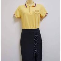 ราคา เสื้อเหลืองคอโปโล ปักสัญลักษณ์ ร.10 เนื้อผ้าใส่สบายทรงเข้ารูป นุ่มยืดได้ (2320373167)