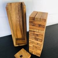 ราคา เกมส์คอนโดไม้ เกมตึกถล่ม เกมส์จังก้า JENGA -M(สูง23.5cm) ของเล่นไม้ ตัวต่อ ตัวต่อไม้ ของเล่นและเกมส์ เกมคอนโดไม้ เกมไม้ (5277963319)