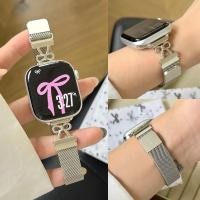 ราคา สาย Milanese Loop หัวใจ สำหรับ Apple Watch Strap Series 11 10 Ultra 2 9 8 7 6 5 SE 4 3 สายนาฬิกาผู้หญิง Band iWatch 49 46 45 44 42 41 40 38mm (40219006590)