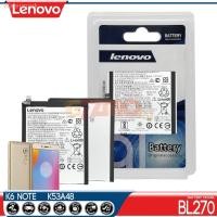ราคา แบตเตอรี่ Lenovo K6 Note รุ่น BL270 Battery (17265188629)