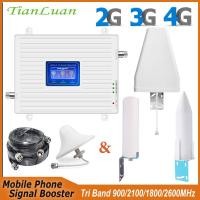 ราคา เครื่องทวนสัญญาณ 8 1 3 7 2G GSM 900MHz B8 3G W-CDMA UMTS 2100MHz B1 4G DCS 1800MHz B3 LTE 2600MHz B7 Booster (21488967201)