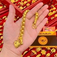 ราคา {1} สร้อยข้อมือลายทาโร่ น้ำหนัก 2 สลึง - 5 บาท (งานทองเหลืองเลเซอร์) (52813802674)