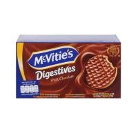 ราคา แมคไวตี้ส์ ไดเจสทีฟบิสกิตเคลือบนมช็อกโกแลต Mcvities Milk Chocolate Biscuits 200g. (56259541605)