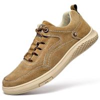 ราคา Paul Camel รองเท้าผ้าใบผู้ชายฤดูใบไม้ผลิฤดูร้อนสไตล์ใหม่ Pigskin Low-Top รองเท้าอินเทรนด์รองเท้า Soft-Soled เวอร์ชั่นเกาหลี All-Match ของแท้หนังกลางแจ้ง Break (54963001859)