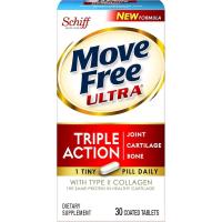 ราคา Move Free Ultra Triple Action, 30 tablets - Joint Health Supplement with Type II Collagen, Boron and HA (47012610307)