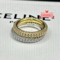 ราคา แหวน C เพชรล้อมวง งานไฮเอนด์ สีทอง,เงิน Size7เท่านั้น (54607601353)
