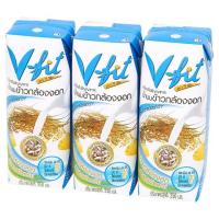 ราคา โปรสุดพิเศษ!!! วี-ฟิท เครื่องดื่มธัญญาหารน้ำนมข้าวกล้องงอก สูตรน้ำตาลน้อย 250มล. x 3 กล่อง V-Fit Lower Sugar Germinate (11816498130)