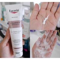 ราคา (พร้อมส่ง) โฟมล้างหน้า Eucerin ultra white plus spotless cleansing foam ของแท้100% (25158917402)