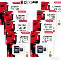 ราคา Class 10 เมมโมรี่การ์ด แบรนด์ Kingston Micro sd card กล้อง/กล้องติดรถยนต์ /โทรศัพท์มือถือ/32-512GB ⚡️ (42379745858)