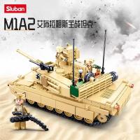 ราคา Sluban รุ่น BRICKS M1A2 บล็อกอาคารรถถังหลัก M1A2 SEP V2 ABRAMS 781 PCS M38-B0892 (43981918278)