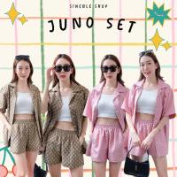 ราคา Juno Set | ชุดเซ็ท2ชิ้น Gucciเสื้อเชิ้ต&กางเกงขาสั้นมีกระเป๋า2ข้าง (23984295471)