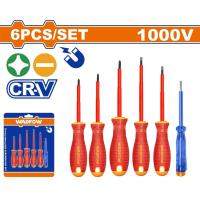 ราคา Wadfow WSS7406 ชุดไขควงหุ้มฉนวน VDE - 6 ชิ้น (44709646768)