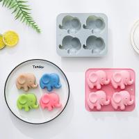 ราคา พร้อมสต็อก 4 แม่พิมพ์เค้กรูปช้างเด็กช็อคโกแลตอบถาดน้ําแข็งแม่พิมพ์มือ 6/4 (52261633753)