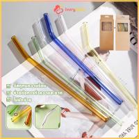 ราคา IVORYBABY หลอดดูดน้ํา 20 ซม. นํากลับมาใช้ใหม่ หลอดดูดแก้ว ทนต่ออุณหภูมิสูง หลอดแก้ว ใช้หลอดซ้ํา (43601900427)